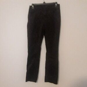 LIVERPOOL Jeans Co. Ladies Size 10 Purple and Black Leopard Print,